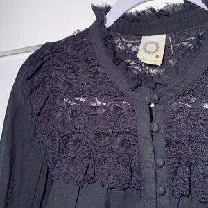 Akemi + Kin / Anthropologie cotton button down‎ blouse